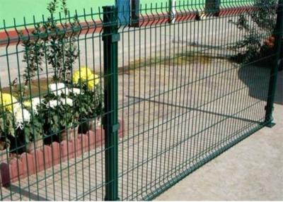 China 3D Welded 40mm Square Post Security Steel Fence 1.8m High for sale