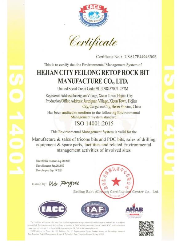 ISO 14001:2015 - FLRT Bit