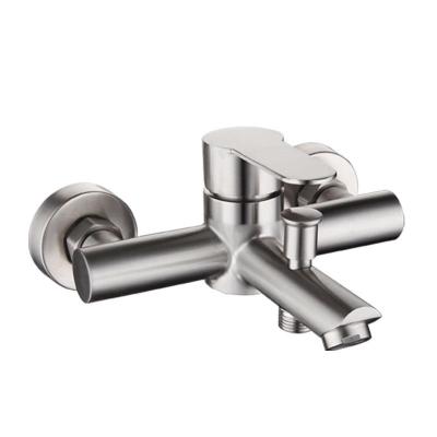 China OEM 15L/Min Stainless Steel Bath Faucet Polished Chrome Plating for sale