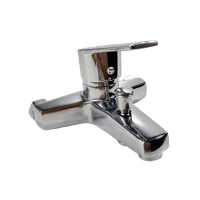 China Ceramic Disc Valve 5.5 Inches Spout Reach Bath Faucet Stainless Steel Lavatory Faucet for sale