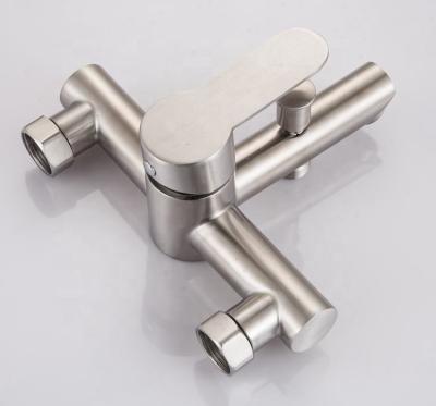 China 2.2 GPM Wall Mount Stainless Steel Faucet For Bathroom for sale
