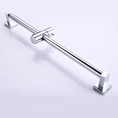 China Customized Stainless Steel Lift Rod Nozzle Fixed Wall Mount Shower Slide Bar for sale