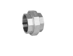 China 3/4 Inch 316L Stainless Steel Pipe Union Coupling BSP NPT Thread ANSI Standard for sale