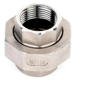 China ODM CF8 Stainless Steel Union Coupling Fitting 2 Inch JIS Standard for sale