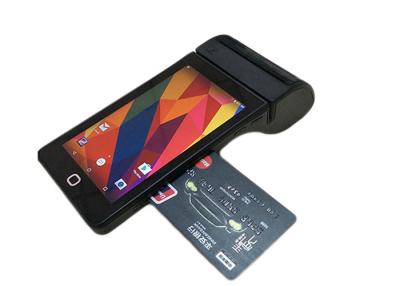 China Máquina de tarjeta de crédito inalámbrica de terminal POS de pantalla táctil de mano con impresora incorporada en venta