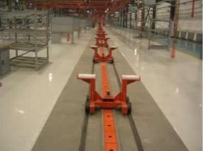 China Ground Trolley Vertical Return Conveyor for sale