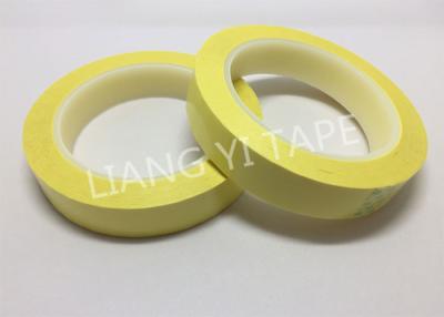 China Polyester film acrylic adhesive insulation light yellow tape for sale