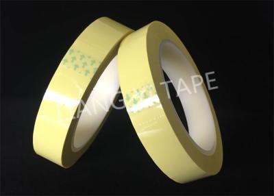 China PET film insulation light yellow tape for sale