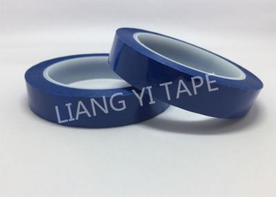 China Mylar Film Blue Electrical Tape , Flame Resistant Polyester Adhesive Tape for sale