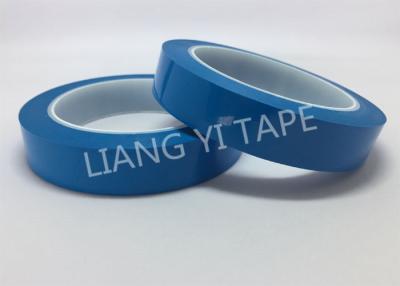 China PET Film Light Blue Polyester Mylar Tape 130°C High Temperature Resistance Available for sale