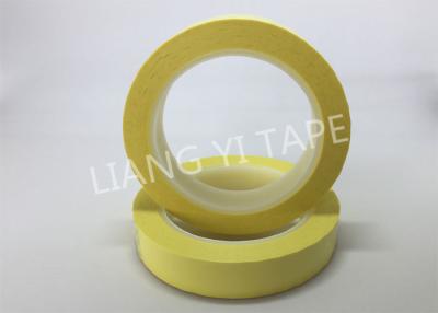 China Light Yellow Polyester Mylar Tape Flame Resistant / High Temperature Resistance for sale