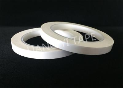 China Strong Tensile Strength Polyester Mylar Tape , 0.05mm Thick White Acrylic Adhesive Tape for sale