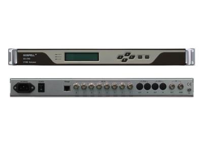 China PCR Auto Correction DTMB DVB-T2 Modulator GQ-3760 Four Input Interfaces for sale