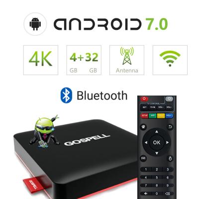 China Android Smart TV Box OTT Set Top Box 3D Video Playing 4K for sale