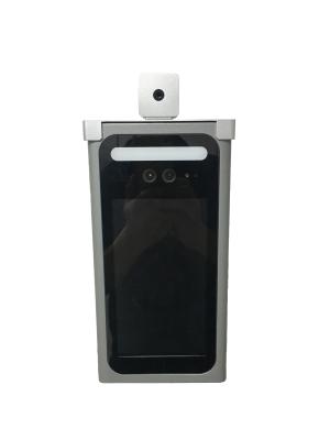 China Non Touch Access Control Binocular Cameras Facial Recognition Temperature Screening Kiosk For Work Recovery for sale