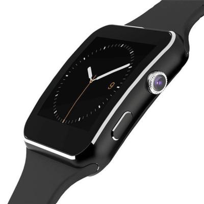 Chine 2021 nouveaux Smart Watch X6 avec la montre imperméable de BT GPS IP68 Bluetooth de carte de l'écran tactile SIM TF de caméra à vendre