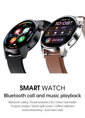 China IP67 Bluetooth Call Smart Bracelet 260mAh Music Player Silicone Wristband for sale
