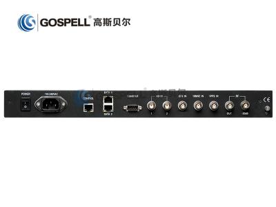 China Single Channel DTV Modulator DVB-T2 QPSK Modulator Dual Redundant ASI Gigabit IP for sale