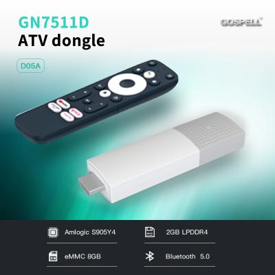 China La NUEVA dongle elegante VENIDA de la caja TV de Android 11 TV con Google certificó la caja del palillo ATV TV de S905Y4 4K HD TV en venta