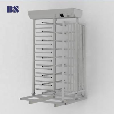 China Stainless Steel Full Height Turnstile Gate Access Control Single Passage for sale