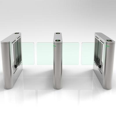 China IP54 Speed Gate Turnstile Anti-Crush Optical Barrier Turnstiles Face Recognition for sale