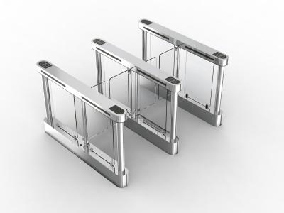 China Automatic Pedestrian Swing Barrier Turnstile Security OEM Access Control Swing Gate for sale