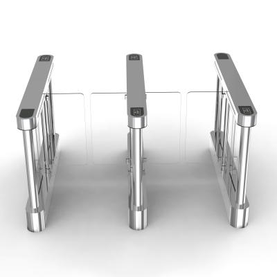 China Fast Speed Swing Barrier Turnstile Gate Anti Collision Access Control System for sale