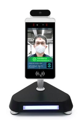 Китай RS232 IPS Face Recognition Biometric Device , Body Infrared Thermometer Kiosk продается