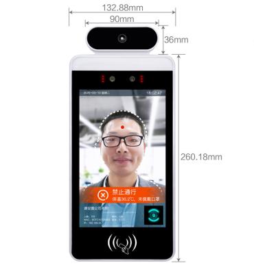 中国 RFID Face Recognition Biometric Device Access Control Live Detection Linux Operating System 販売のため