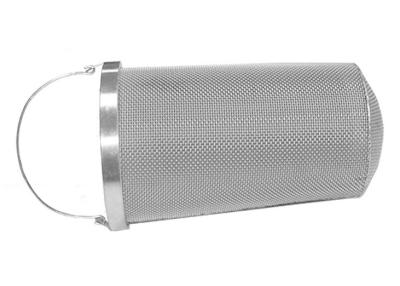 China 150mm Diameter 400 Microns Mesh Cylinder Strainer Micro Porous for sale