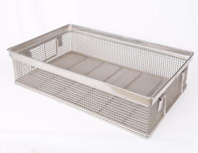 China Rust Proof 220mm Width 290mm Length Square Mesh Basket For Medicine for sale