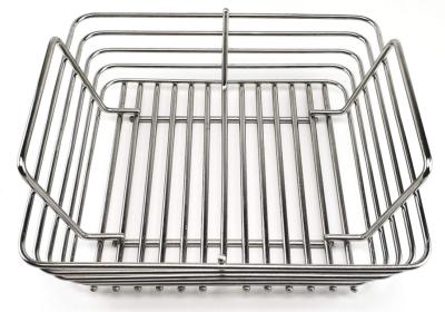 China STD Filter Welded Weave SUS304 Grill Charcoal Basket Rectangular Outdoor for sale