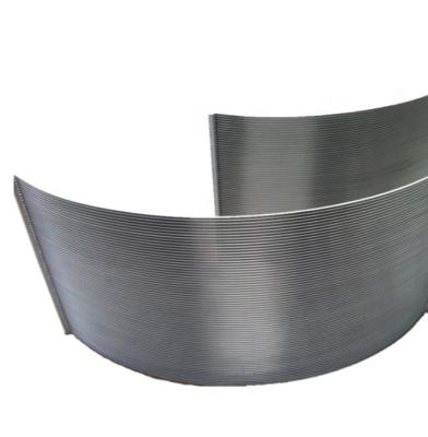 China Pantalla de la curva del tamiz de la curva de la fibra del metal para el filtro de pantalla de agua en venta