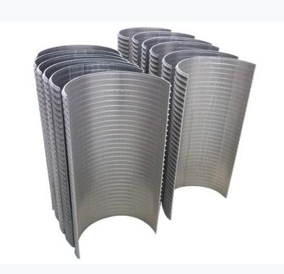 China Defender el material de acero 304 316 de Stanless de la pantalla de la curva del tamiz de la filtración en venta