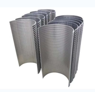 China Stainless Steel Wedge Wire Screen Mesh V Shaped Line High Capacity Sieve Bend Screen for sale