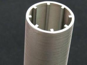 China 0.1mm Slot Wedge Wire Filter Element Low Carbon Galvanization Stainless Steel Structure for sale