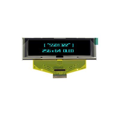 China 2.8  Inch PMOLED Display,   256*64 Resolution,30 PINS I2C/SPIinterface, Blue/Yellow Oled Screen for sale