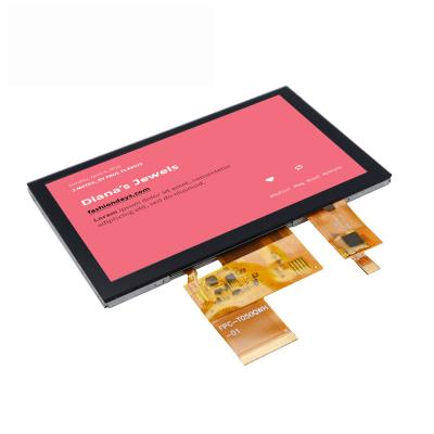 China 800x480 Touch Screen TFT Display 5 Inch 40 PINS 24bit RGB 420 CD/M2 for sale