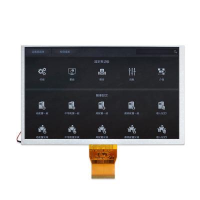 China Visor LCD TFT de 9 polegadas Resolução 1024x600 300cd/M2 com 50 PINS Interface LVDS à venda