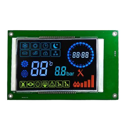 中国 4.6 インチ VA COB セグメント LCD ディスプレイ モジュール 1/4 デューティ 1/3 バイアス 12:00 クロック 販売のため