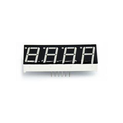 China Red Color Epaper Oled Display Module 4 Digits 7 Segment for sale
