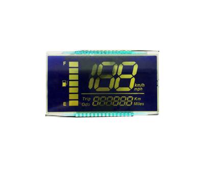 China Customized Htn Segment Lcd Display 1/3bias 1/4duty View Angle 6:00 for sale
