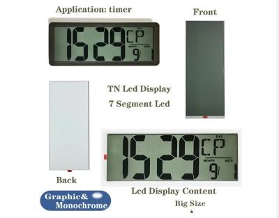 China Modulo de pantalla LCD TN de segmento personalizado 1/2Duty 1/2Bias ZEBRA Conexión en venta