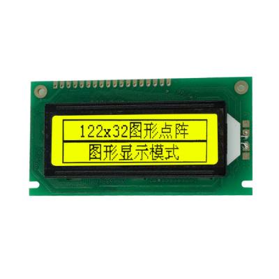 Cina 2.5 pollici 122*32 Display LCD dot matrix con PCBA Condizione di guida 1/32 Duty 1/5 Bias in vendita