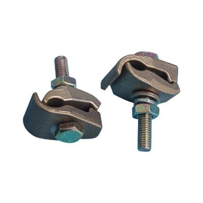 China Brass Fixing Earth Connection Clamp for Rod and Wires Grounding System For earth rod and wire à venda