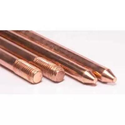 China Hot sell COPPER CLAD GROUND ROD 3/4X10 FT for underground applications for sale