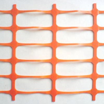China 200gsm HDPE Orange Safety Fence/Plastic Geogrid For Construction Temporary Fencing for sale