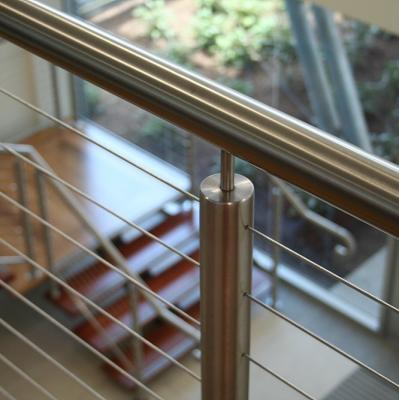China 2018 high quality stainless steel round post cable railing Ideas system for sale