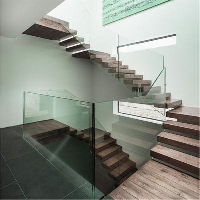 China Prima straight stairs used metal staircase steel stringer floating stairs price for sale