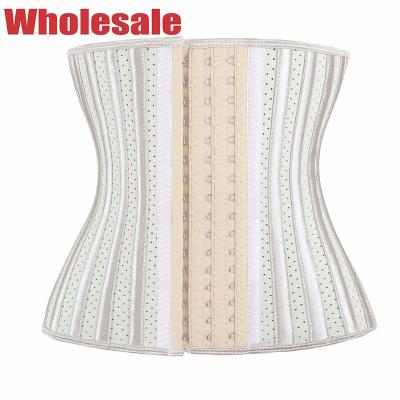 China Hollow White 3XS-6XL Latex Sport Waist Trainer For Lower Belly Fat for sale